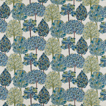 Arbre Teal Fabric by the Metre